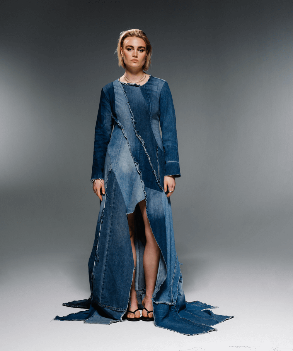 Maxi panel dress